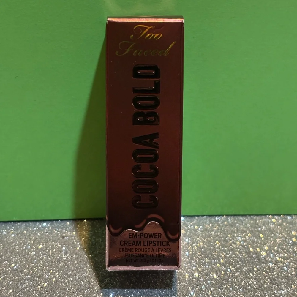 BNIB! TOO FACED Cocoa Bold Empower Cream Lipstick in BUTTERCREAM 💄🍰